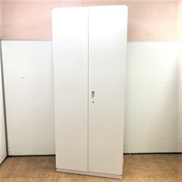 【定番商品】イトーキ製　シンライン　両開き書庫【ホワイト】【大容量収納】