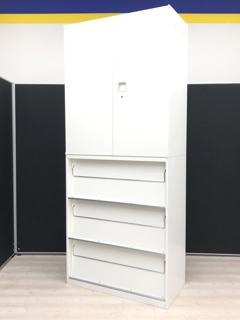 【中古】レクトライン   オカムラ（okamura） ハイキャビネット／その他