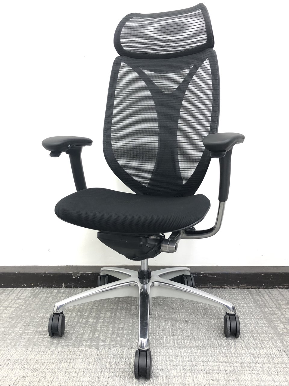 【2015年製】テレワークオススメ！サブリナ（Sabrina）チェア※ヘッドレスト＆スマートオペレーション仕様◆オカムラ製
                        サブリナ 
                                    中古
            