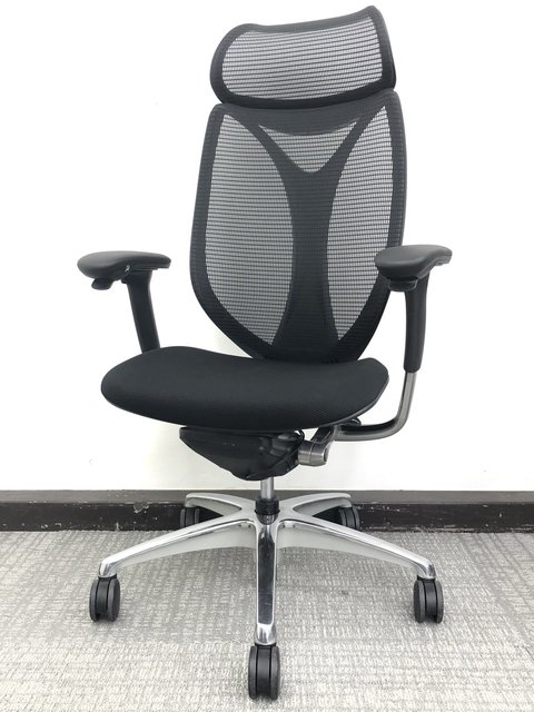 【2015年製】テレワークオススメ！サブリナ（Sabrina）チェア※ヘッドレスト＆スマートオペレーション仕様◆オカムラ製