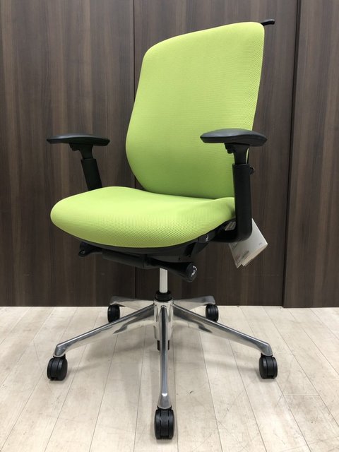 【中古】シルフィー（クッション）   オカムラ（okamura） 肘付ハイバックチェア