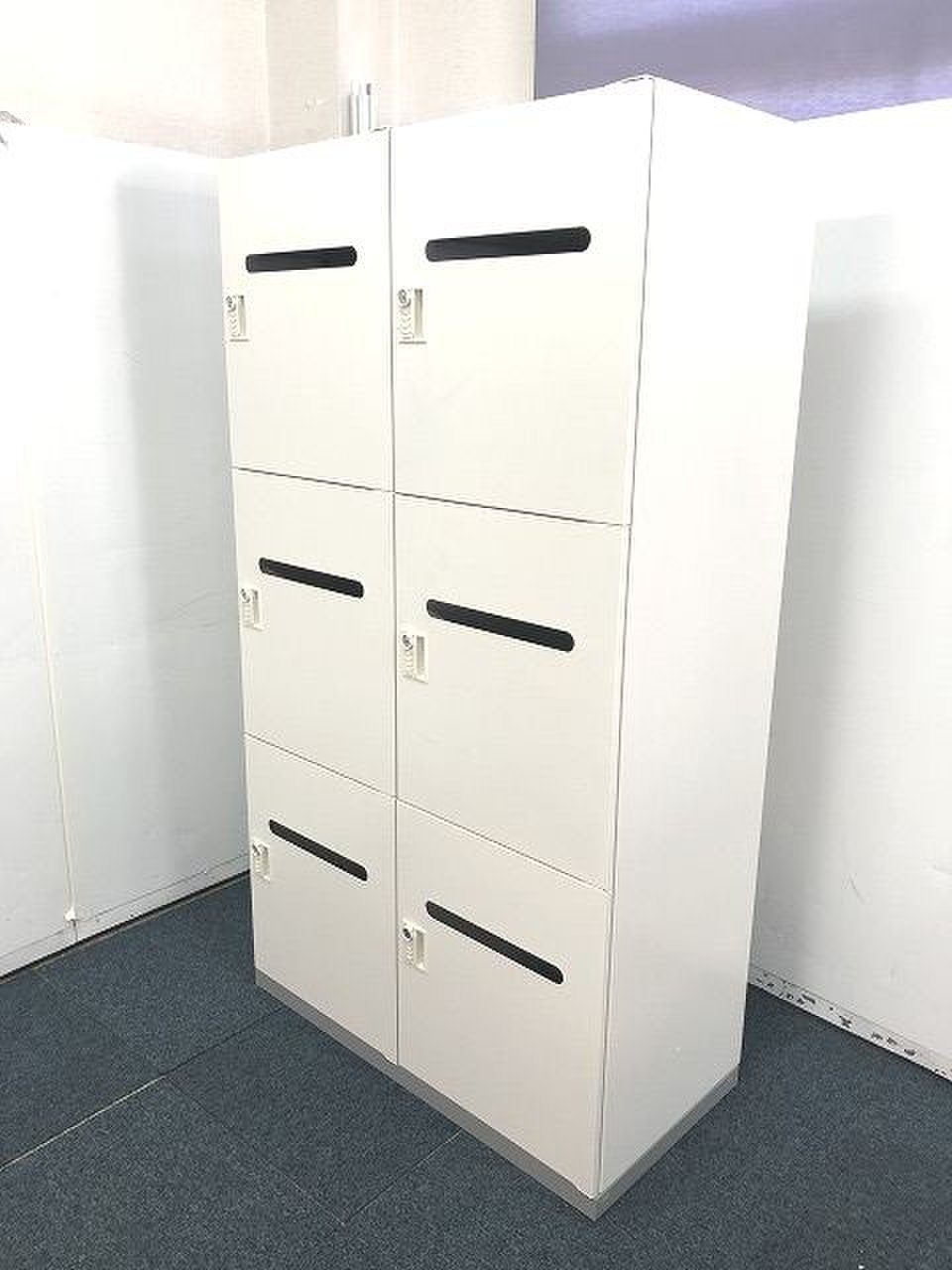 【定価約17万円！！6人用メールロッカーの入荷です！！人気のホワイトカラー！！ダイヤル式錠！！】■イナバ
                        その他シリーズ
                                    中古
            