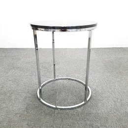 【2台入荷】サイドテーブルとして利用可能なお洒落テーブル入荷！中古　テーブル　オフィス　事務什器　ブラック