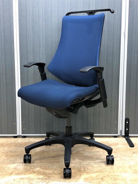 【中古】エフ  KF-377JBH-T1B2 イトーキ（ITOKI） 肘付ハイバックチェア