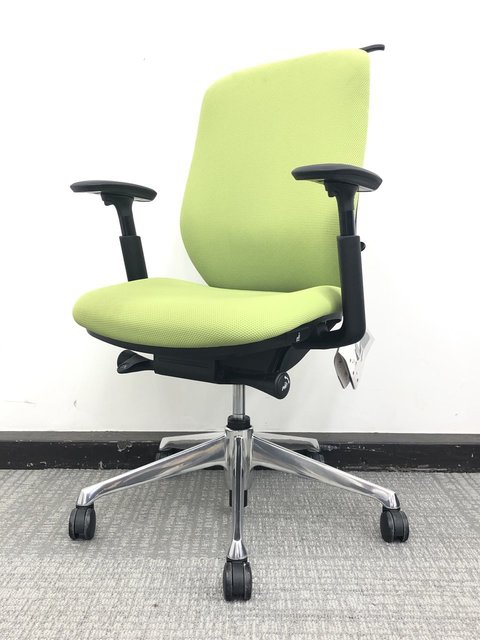 【中古】シルフィー（クッション）  C688BR　FSF5 オカムラ（okamura） 肘付ハイバックチェア