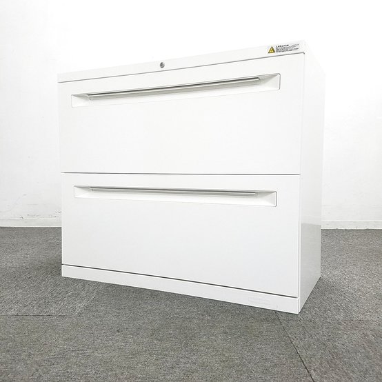 【中古】プロユニット DN711Y Z975 オカムラ（okamura） ローキャビネット／ラテラル