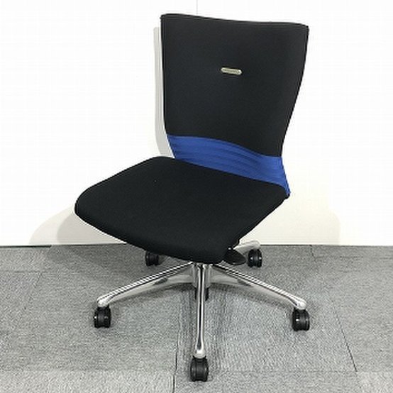 【中古】フィーゴ   オカムラ（okamura） 肘無ローバックチェア