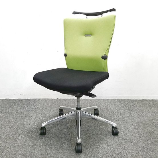 【中古】フィーゴサイドファスナー  CJ34ZS オカムラ（okamura） 肘無ミドルバックチェア