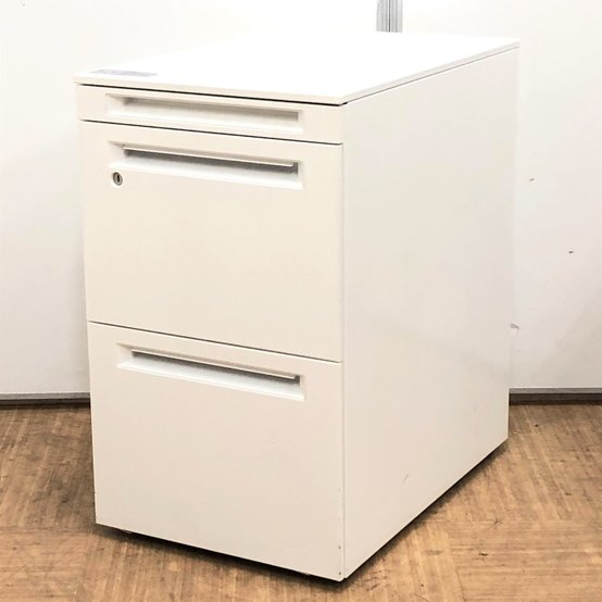 【中古】アドバンス   オカムラ（okamura） ワゴン3段