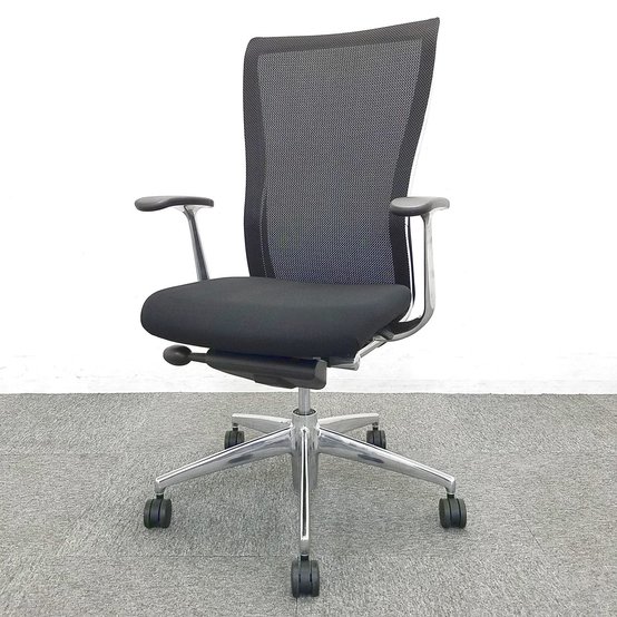 【中古】フォスター  CR-G1401N コクヨ（KOKUYO） 肘付ハイバックチェア