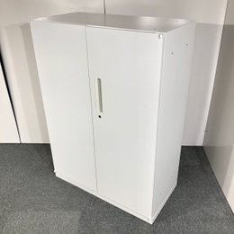 【ロット商品】人気ホワイトカラー！！/内田洋行/HSシリーズ/両開き書庫！！【H1250】