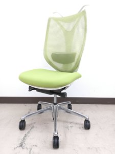 【即納可能！】2019年製/サブリナ/肘無/ハイバック/ライトグリーン/ポリッシュ/ランバーサポート/前傾【中古品】【新大阪】【北区】【淀川区】【北摂】【起業】