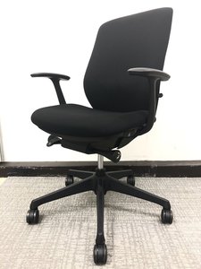 【即納可能！】オカムラ｜シルフィー｜クッション｜ブラック｜前傾【中古品】【新大阪】【北区】【淀川区】【北摂】【起業】