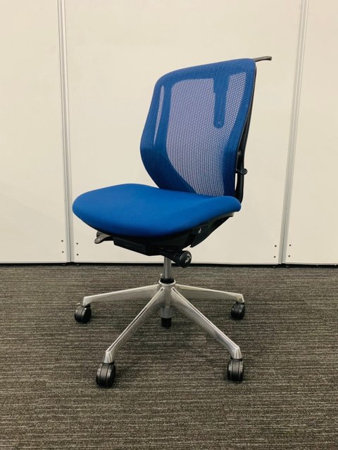 【中古】シルフィー（メッシュ）  オカムラ（okamura） 肘無ローバックチェア