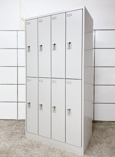 【中古】FZ   オカムラ（okamura） 8人用更衣ロッカー