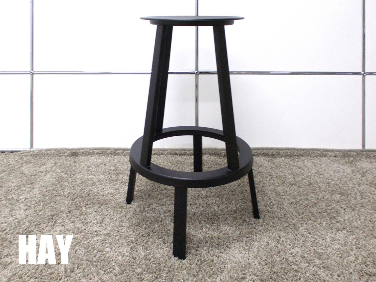 HAY/ヘイ　Revolver bar stool リボルバーバースツール ロー　カフェ　ブラック　北欧
                        その他シリーズ
                                    中古
            