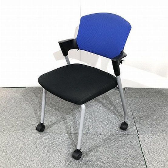 【中古】プロッティ（キャスター付）  CK-582CNN コクヨ（KOKUYO） スタッキングチェア
