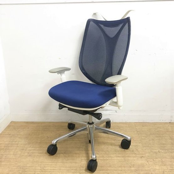 【中古】サブリナ  C854BW FSY3 オカムラ（okamura） 肘付ハイバックチェア