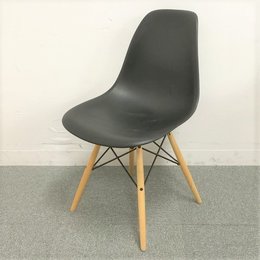 HermanMiller(ハーマンミラー)　イームズサイドシェルチェア　DSW　ドゥエルレッグベース　ブラック　【デザイナーズ家具】【ミッドセンチュリー】