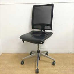 SEDUS(セダス)/OPEN MINS(オープンマインド)　アームレス　背メッシュ　座本革　【デザイナーズ家具】Mathias Seiler (マティアス・サイラー)