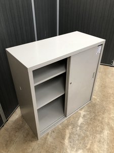 【台入荷】KOKUYO 保管庫浅型シリーズ　引き違い戸　D400