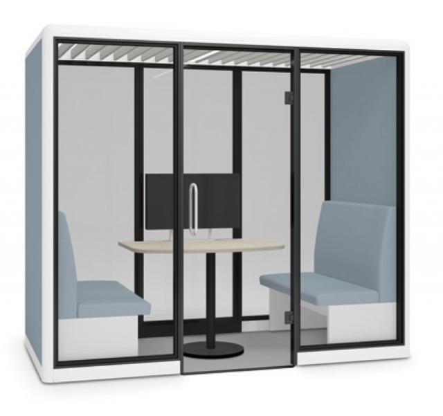 【中古】フィーゴ  オカムラ（okamura） 肘付ミドルバックチェア