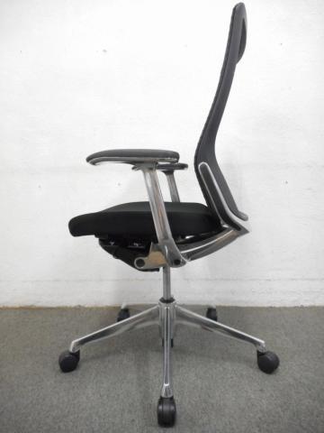 【中古】バロン  オカムラ（okamura） 肘無ローバックチェア