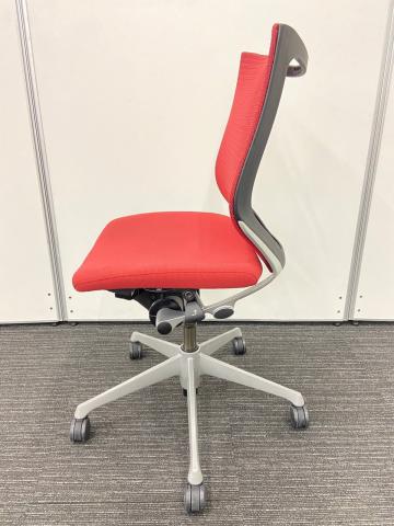 【中古】バロン  オカムラ（okamura） 肘無ローバックチェア