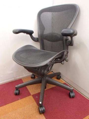 【中古】アーロンチェア  Herman Miller（ハーマンミラー） 肘付ハイバックチェア